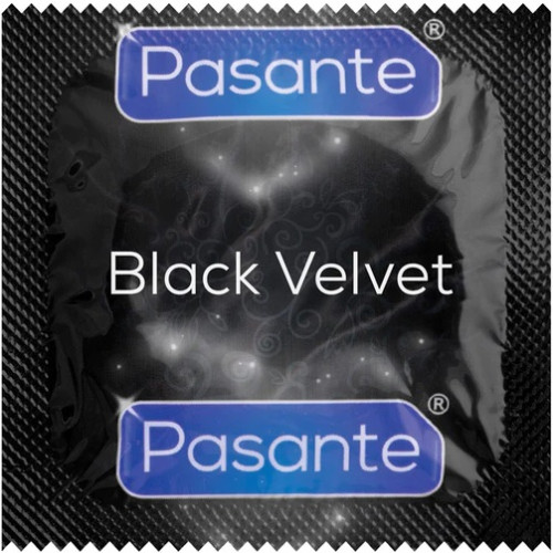 Презервативи Pasante Black Velvet - чорні