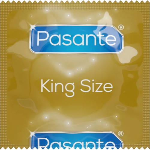 Pasante King Size — збільшені презервативи (60 мм ширина, 205 мм довжина) для просторого фіту та природних відчуттів