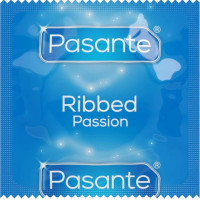 Презервативи Pasante Ribbed - ребристі