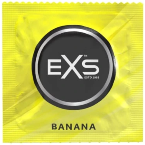 EXS Banana Flavoured — презервативи з ароматом банана для солодких відчуттів та яскравого орального досвіду
