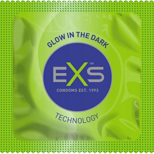 EXS Glow — презервативи, що світяться в темряві після зарядки світлом для яскравих і незабутніх моментів