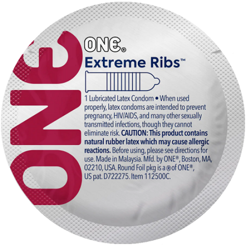 Презервативи ONE Extreme Ribs – інтенсивна стимуляція завдяки ребристій текстурі