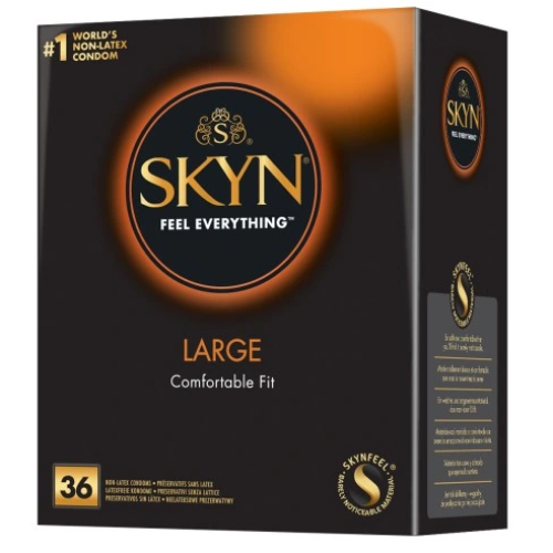 Презервативи SKYN Large 36 шт. – більше комфорту, більше впевненості, більше упаковка