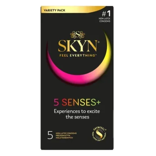 Презервативи SKYN 5 Senses – 4 варіанти чуттєвого задоволення в одній упаковці