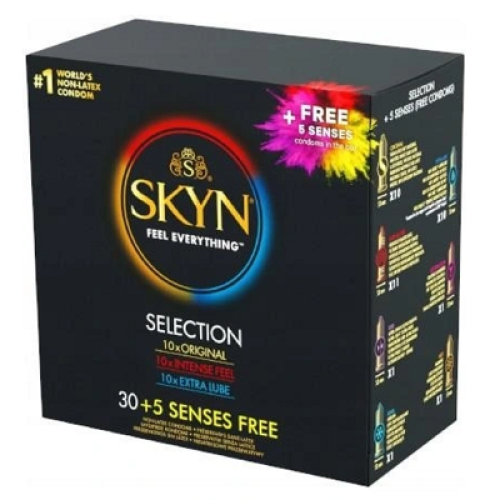 Презервативи SKYN Selection 35 шт. – набір для різноманітних відчуттів