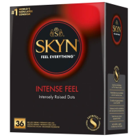 Презервативи SKYN Intense Feel 36 шт. - безлатексні з крапковим рельєфом